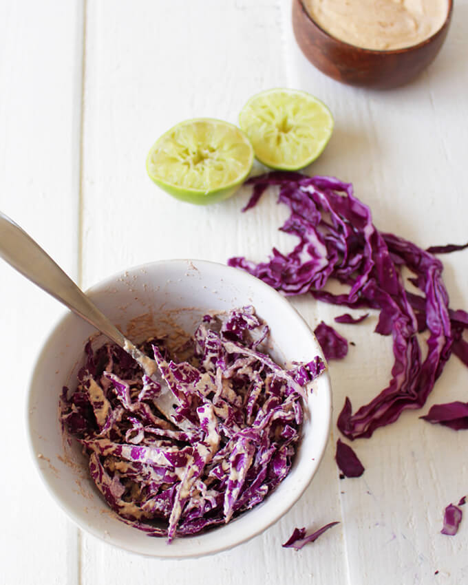 Air Fryer Cauliflower Tacos with Chili Lime Cream Sauce