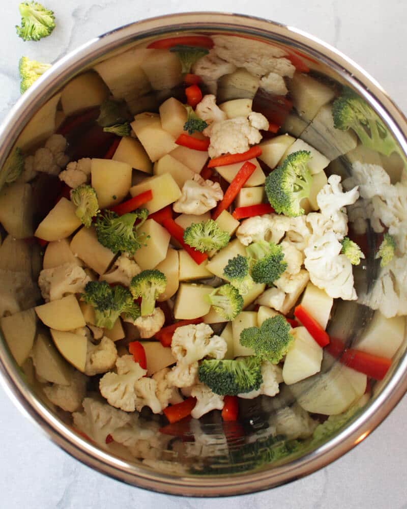 Easy Instant Pot Green Curry - Vegan