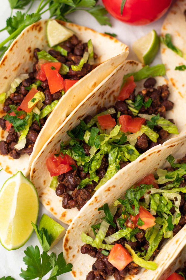 Vegan Black Bean Tacos: Easy 20-Minute Dinner Recipe